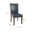 Chaise parsons Arvo rembourrée en bleu sarcelle