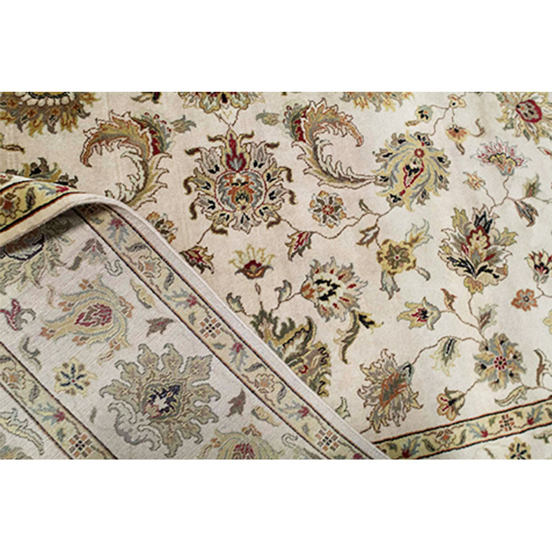 Chelsea Wool Oriental Area Rug in Beige