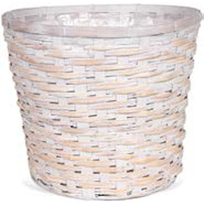 August Grove® Wicker Box, 10.5" H x 12.5" W x 12.5" D