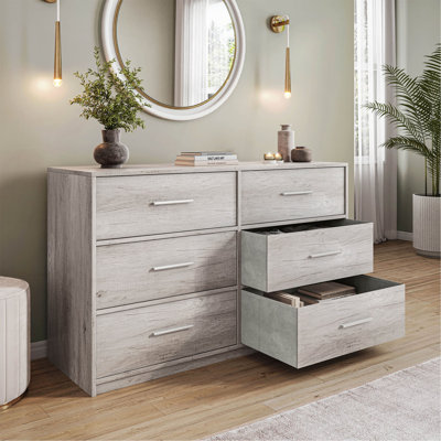 Dresser With Large Fabric Drawers