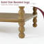 Table de chevet moderne 22 po avec 2 tiroirs à fermeture en douceur, finition en placage de chêne, pieds en bois massif, assemblage rapide sans outils, table de chevet avec rangement pour la chambre à coucher, table de bout minimaliste-1939095148-1935035889