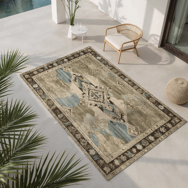 Legacy Flourish Indoor And Outdoor Area Rug, Rectangle 9' x 12'