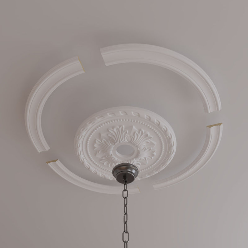 Ensemble de luminaire suspendu Palmetto, H 36,5 po x l 36,5 po