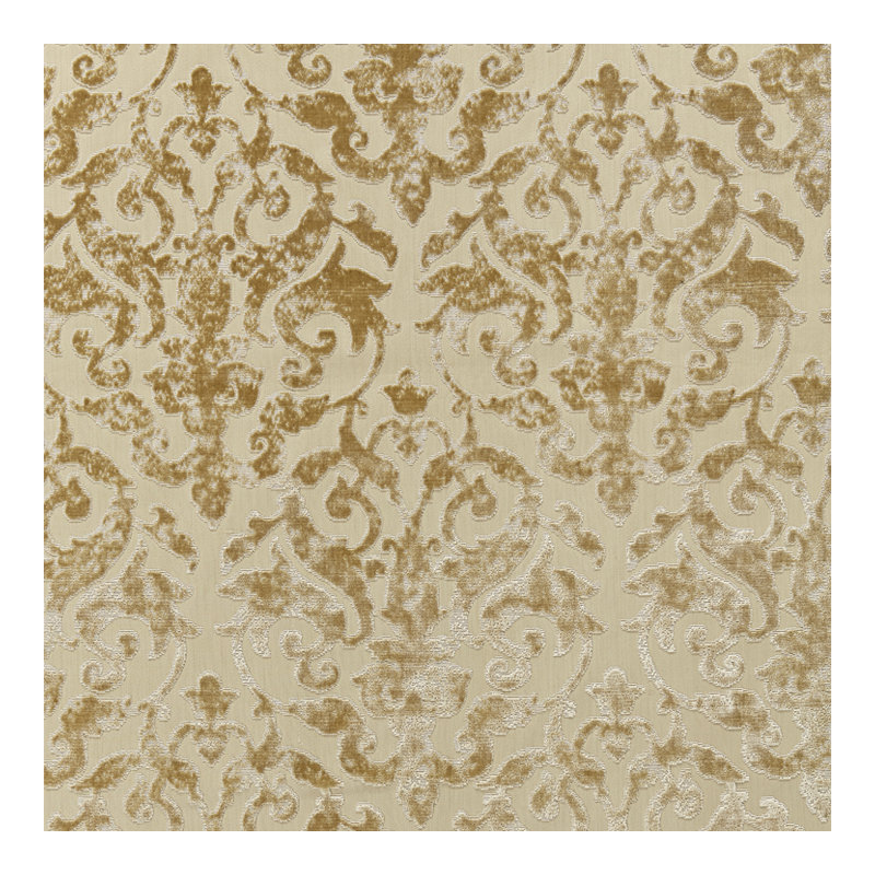 Jardin Venezia Silk Velvet Fabric, Champagne