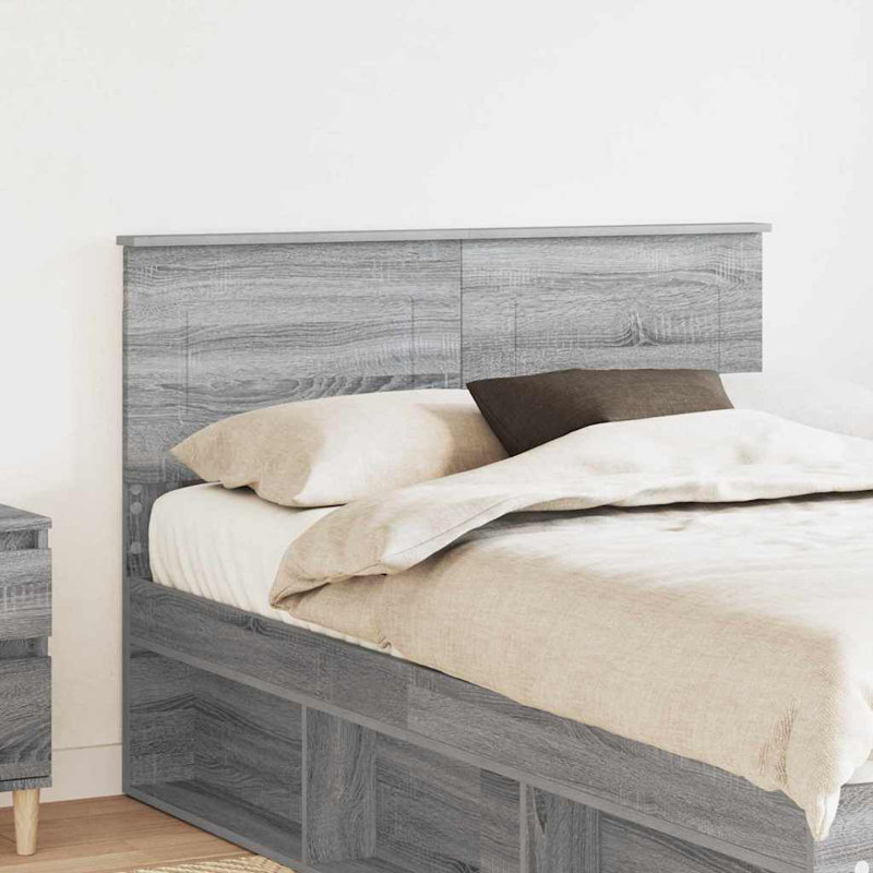 Headboard, EU Double - 135 x 200 cm, Grey Sonoma