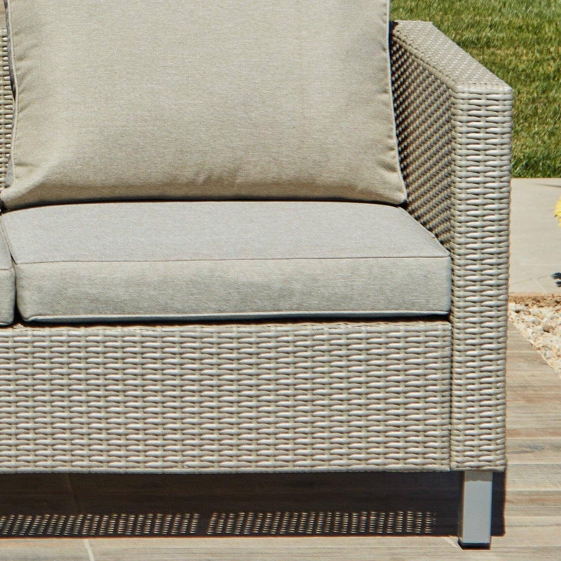 Mounah 7 Seater Rattan Garden Sofa Set