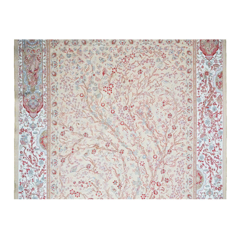 Tapis touffeté en soie 5X8 Hereke