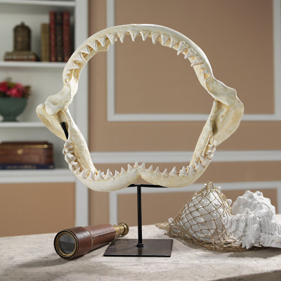 Shark’s Jagged Jaws Sculpture