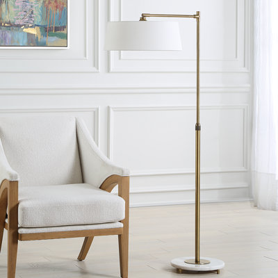 Lampe sur pied en laiton Lavel
