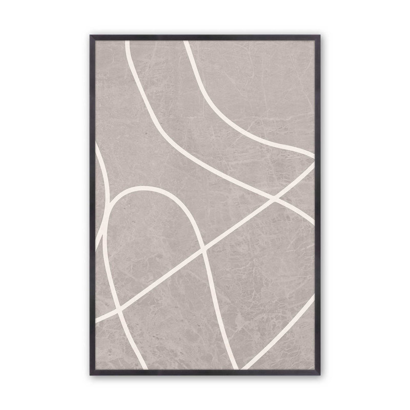Silent Journey v1, impression, Papier photo encadré zinc vieilli, H 15,25 po x l 12,25 po x P 1,25 po