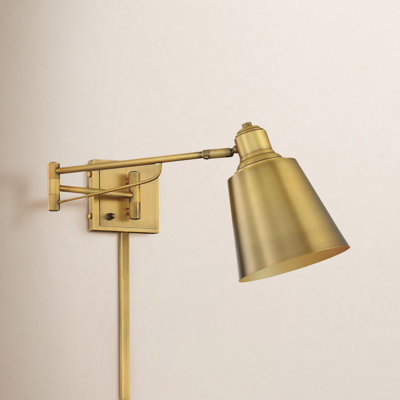 Solstice Single Light Dimmable Swing Arm Sconce