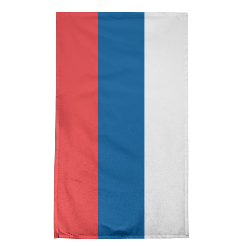 Stripe Tea Towel Kitchen Towel, Cotton Twill, Red/Blue/White Baseball