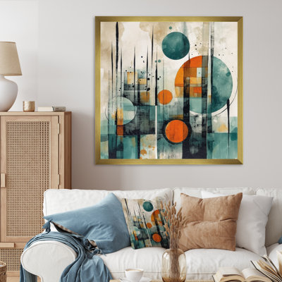 Wahpeton Geometric Serenity II On Canvas Print