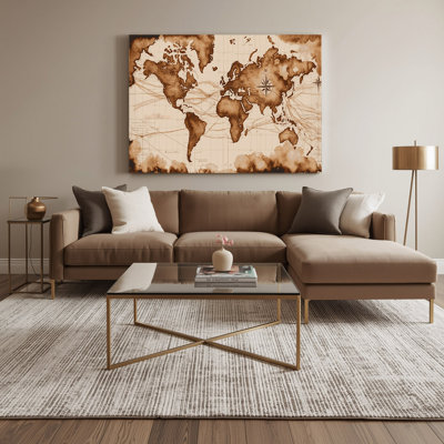 Art sur toile beige