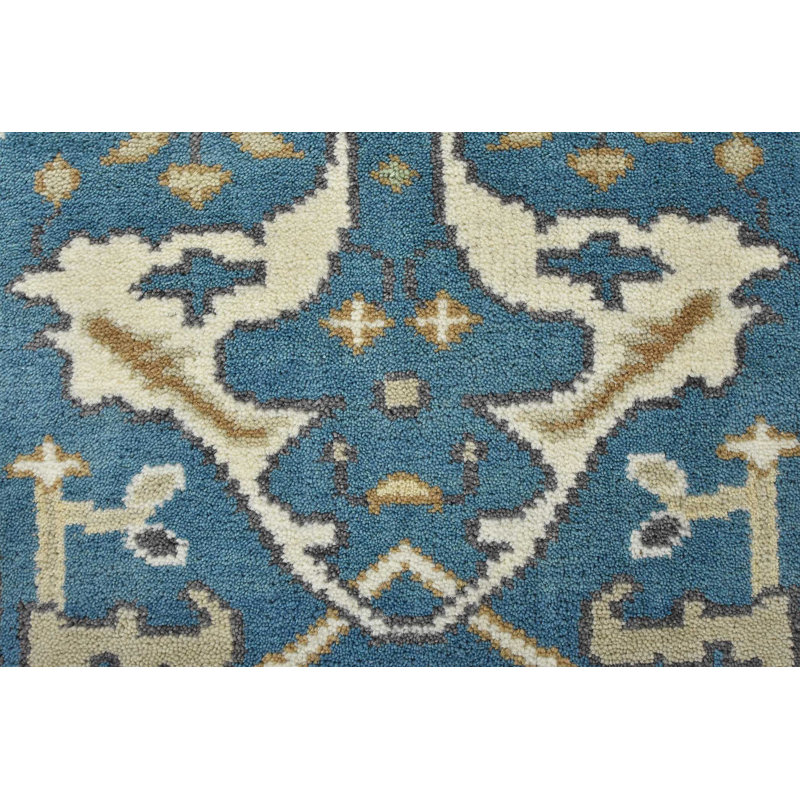 Dhamani Hand Knotted Wool Oriental Indoor Rug