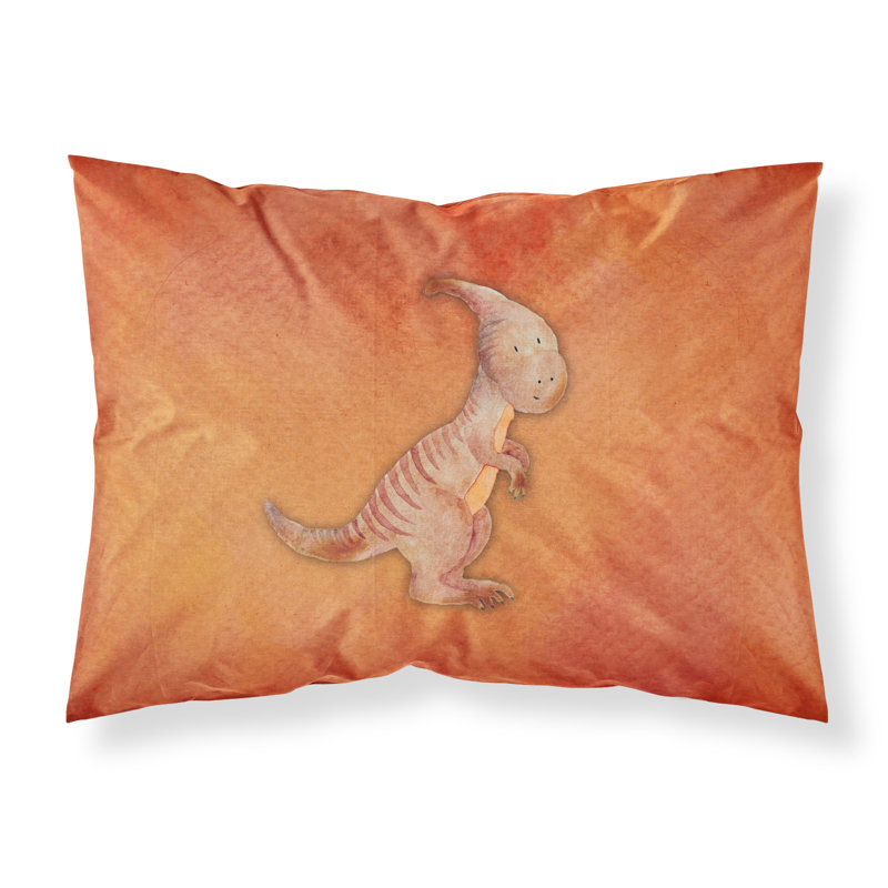 Taie d’oreiller aquarelle parasaurolophus