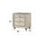 Lucienne Beige Velvet Nightstand