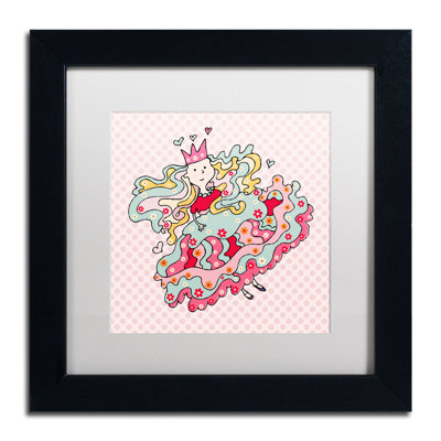 « little fleur princess » par carla martell, art encadré