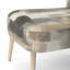 Chaise d'appoint rembourrée Glam Dancing Shape I-1056841661
