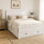 Structure de lit avec rangement moderne en bois avec 6 tiroirs, lit plateforme avec support en lattes de bois-1826926436