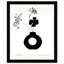 «Black and White Flower in a Vase» par Joss & Main - reproduction de cadre photo-68916422-68916428