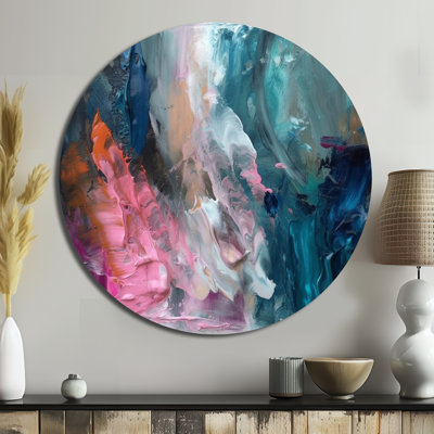 Chrishawn - Art abstrait rond en métal