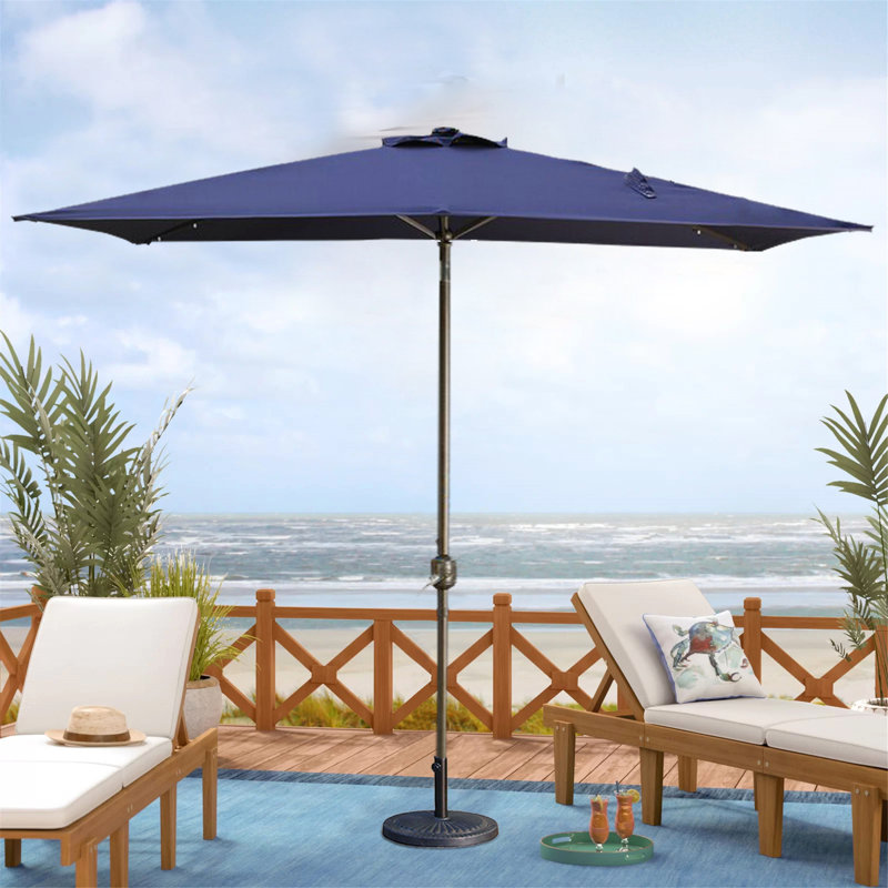 Parasol Cattima 106,3 avec contrepoids inclus, Marine