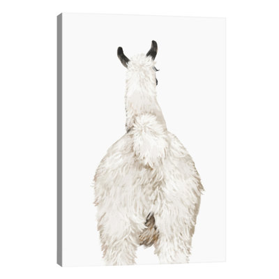 Llama Butt - Print on Canvas