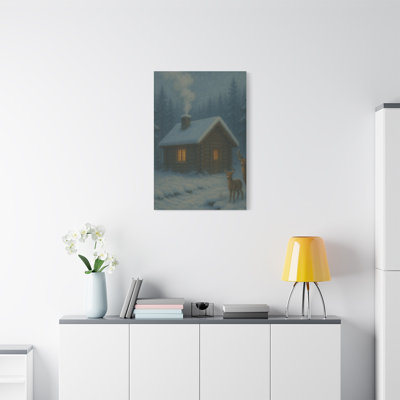 Apel Single Picture Frame Print on Canvas
