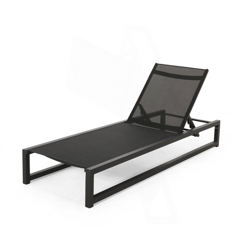 Chaise Lounge, Black