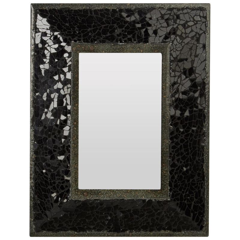 Mosaic Black Picture Frame, 4" x 6"