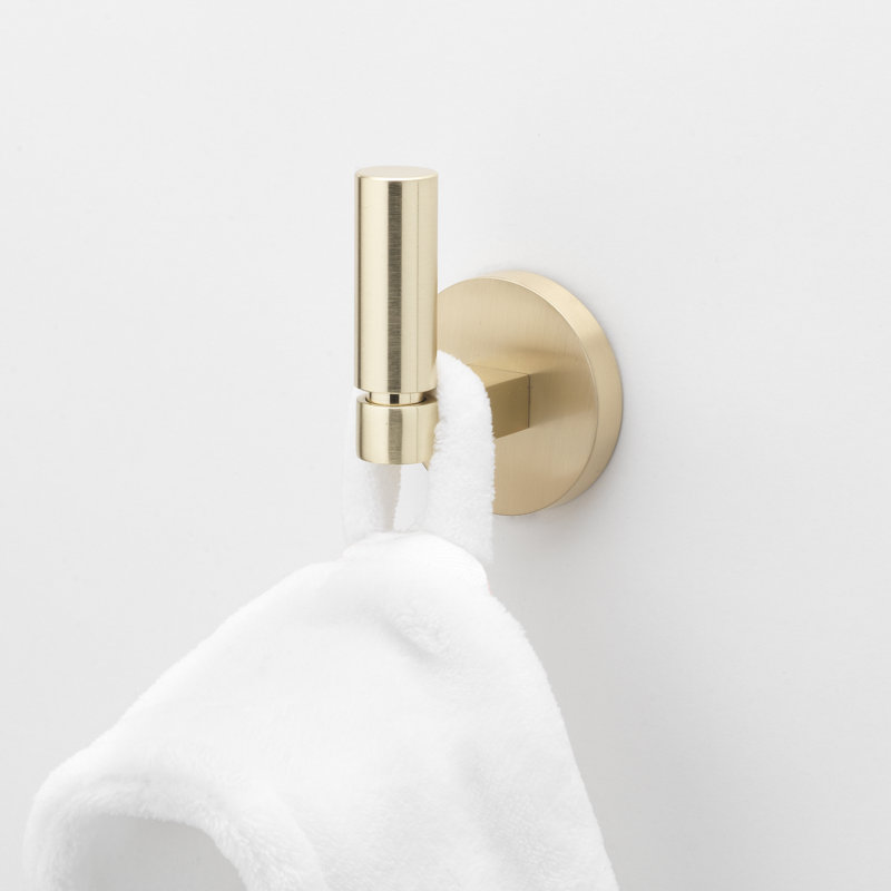 Ensemble de quincaillerie de salle de bain 4 pièces GlideRite Avalon Collection, Or champagne
