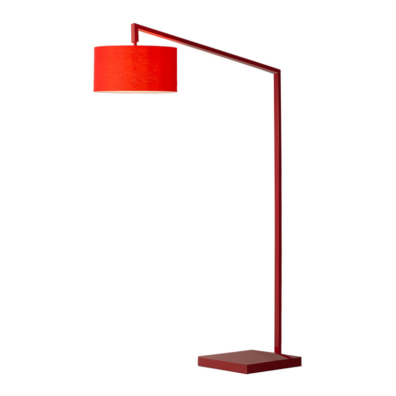 Lampe sur pied Stretch Chairside, Rouge pourpre