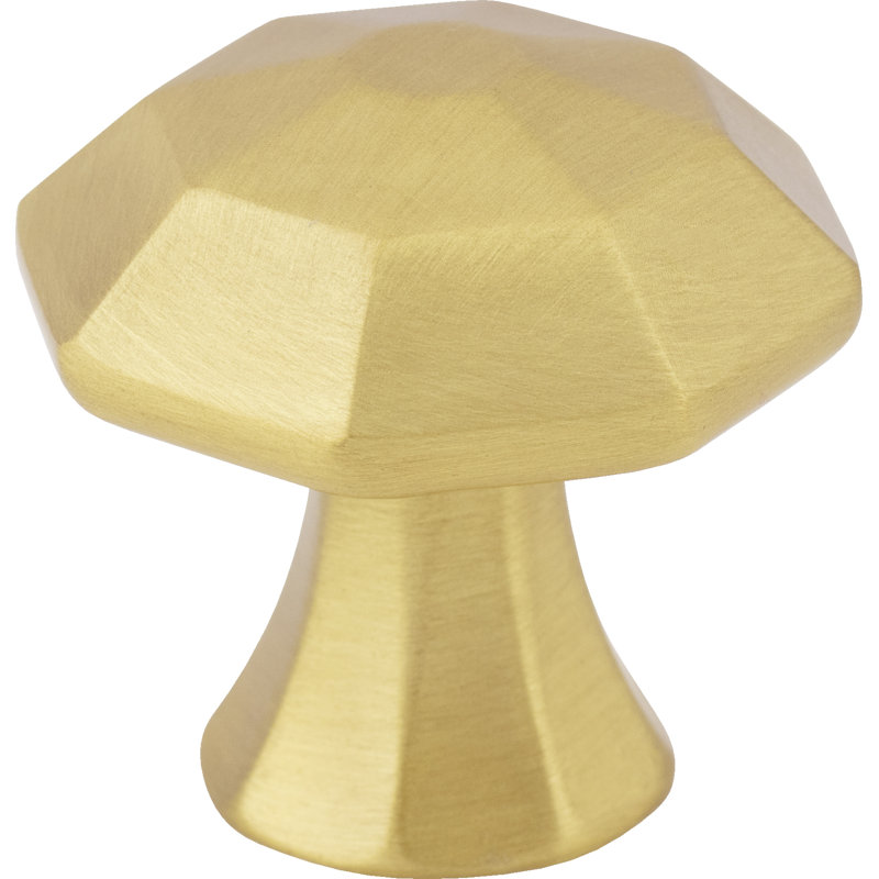 Poignée ronde 1 1/4" de diamètre Wheeler, Or brossé
