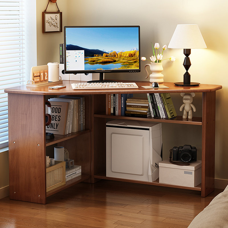 Free Form Solid Wood desks, Walnut, 29.53" H x 44.49" W  x 39.37" D