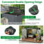 172 X 95 X 130 Cm Outdoor Trash Can Storage Shed （Excluding Foundation）