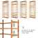 Forontenac 63.4" H x 23.6" W Etagere Bamboo Bookcase with Adjustable Shelves