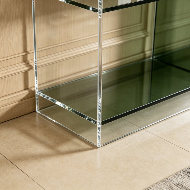 Acrylic multi-purpose multi-layer bookcase, (4 Shelves) 64.96"H x 23.62"W x 11.81"D