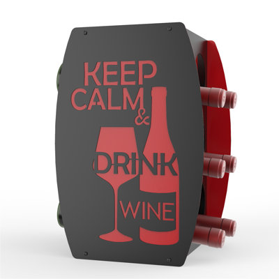 6 Bottle Tabletop Wine Bottle Rack in
