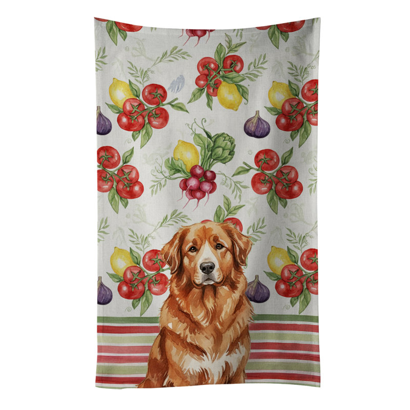 Serviette de cuisine Reddish, Reddish Brown Great Pyrenees