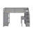 Twin Size Loft Bed With 4 Drawers,Desk,Shelves And Stairs-1940101164