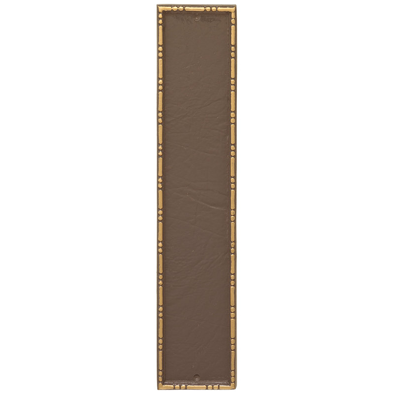 Lincoln Rectangle Wall Plaque, Sand / Gold, Yes