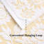 Ensemble de 2 serviettes de cuisine en coton 100% coton avec texture absorbante en nid d'abeille MARTHA STEWART Woodland Harvest, jaune, 16 po x 28 po