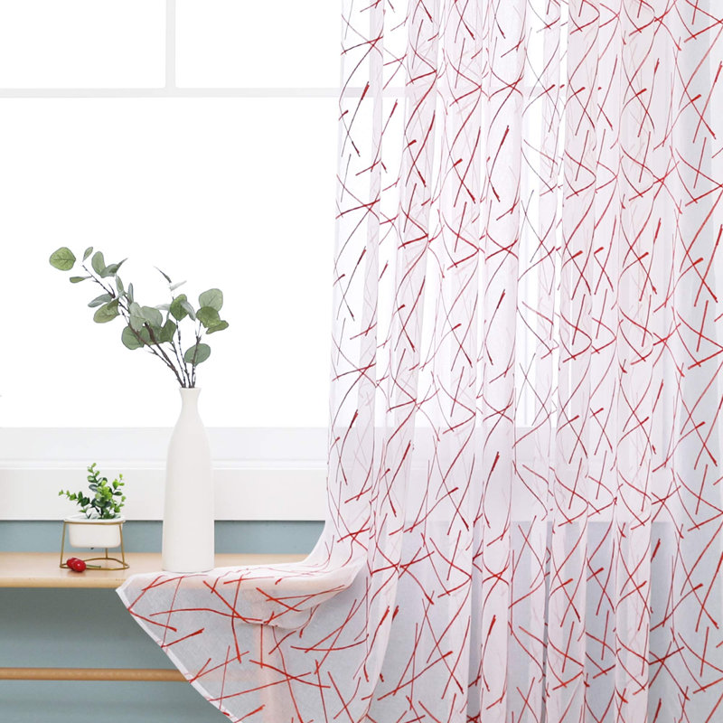 Cortazia Semi Sheer Curtain Pair