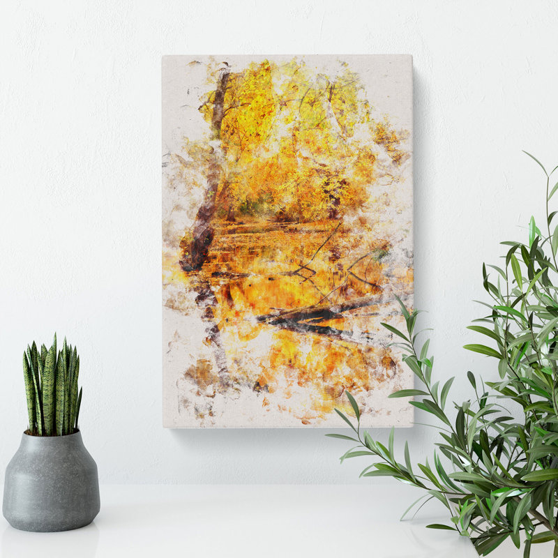 Autumn Forest Vol.1 Watercolour, 35cm H x 50cm W x 3cm D