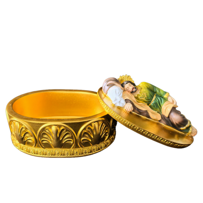 Boîte à bijoux religieuse