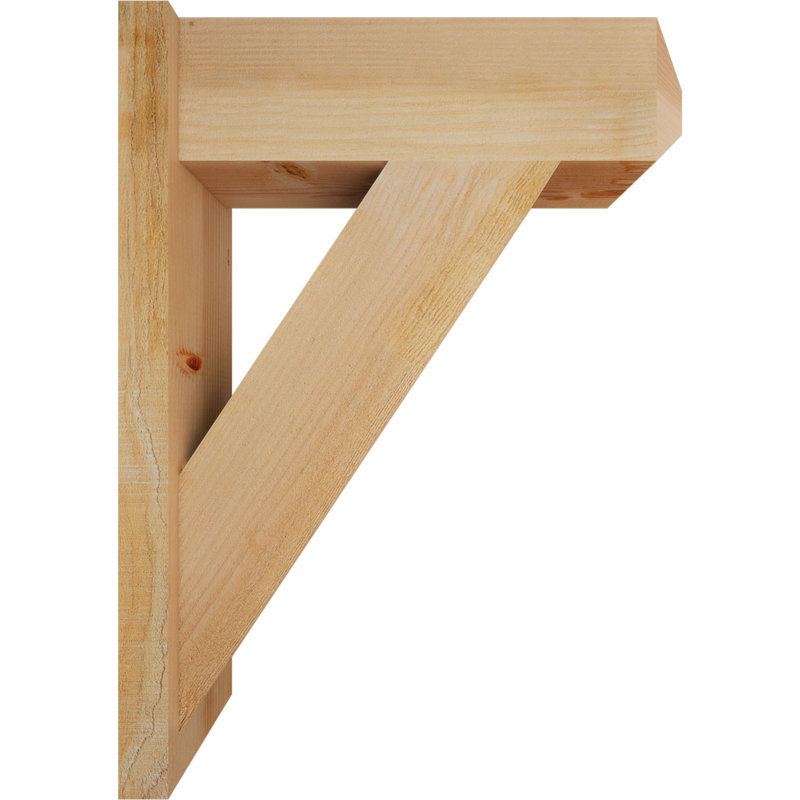 Artisan traditionnel en bois rustique, P 24 po x H 32 po, Sapin Douglas de 8 po (sciage brut)