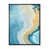 Toile avec cadre flottant noir
