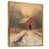 Toile avec cadre flottant or