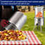 Ensemble de brûleur au propane en acier inoxydable 200 000BTU et wok extérieur 41qt avec pieds à roulettes, 21 pouces Cazo Para Carnitas mexicain robuste, idéal pour les braiser Carnitas